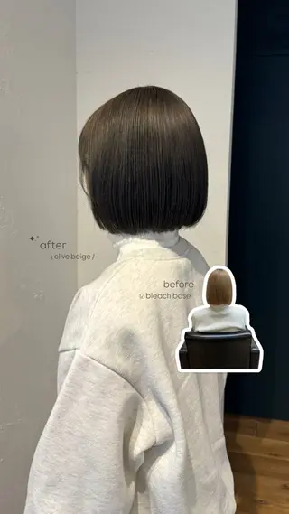 ショート カラー ヘアアレンジ ᵐⁱᵏⁱᵏᵒ / レイヤー★のヘアスタイル