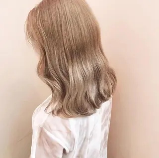 ミディアム カラー HATSUMEI ゆうまのヘアスタイル