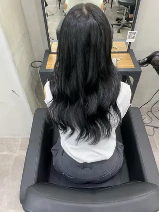 ロング カラー yui/パーマ/ メンズカットのヘアスタイル