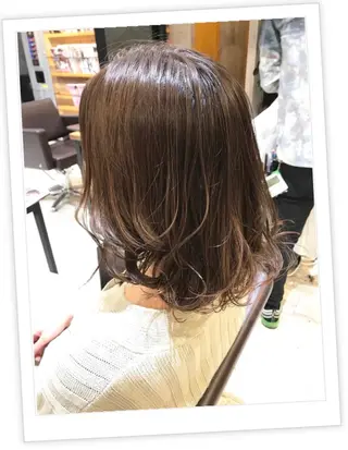 ミディアム カラー パーマ ヘアアレンジ メンズ キッズ ネイル マツエク・マツパ EnBlesS西宮 マンツーマン神道有基のヘアスタイル