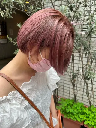 ショート 韓国ヘア/レイヤー /透明感カラー❤️のヘアスタイル
