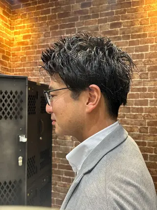 ロング パーマ 久木原 ゆりのヘアスタイル