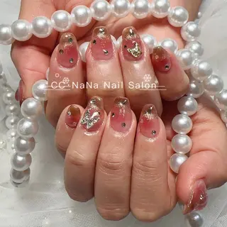 ネイル CC  NaNa ワンホンネイル🌙Nのネイルデザイン