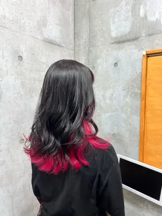セミロング ブリーチカラー/ 寺口佳希のヘアスタイル