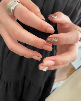 ネイル kiii.__ ✴︎*のネイルデザイン