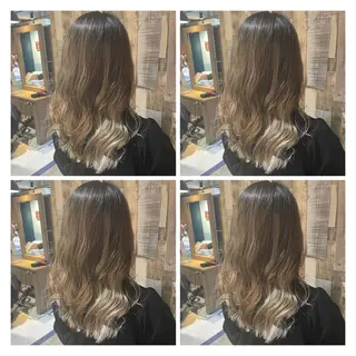 ロング カラー 髪質改善艶髪 ℍ𝔸ℝ𝕌𝕂𝔸のヘアスタイル