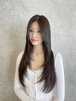 ロング トレンド韓国レイヤー 🇰🇷のんのヘアスタイル