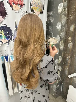セミロング カラー あらげ 🌈推しカラー🌈ᵕのヘアスタイル