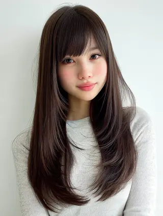 カラー 透明感カラー🪄︎︎ ノア🪐のヘアスタイル