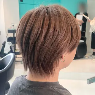 ショート カラー メンズ デザインカラー/ ボブ/Natsukiのヘアスタイル