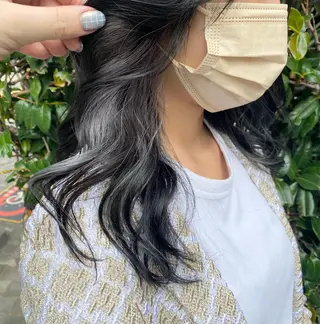 ロング カラー マンツーマン女性 美容師 奏のヘアスタイル