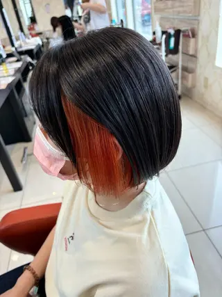 カラー 阿部 脩平のヘアスタイル