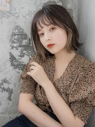 ミディアム カラー 🌟あかり🌟 #Sign hairのヘアスタイル