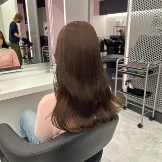 セミロング カラー ヘアアレンジ mai🍑暖色カラー /レイヤー💖のヘアスタイル
