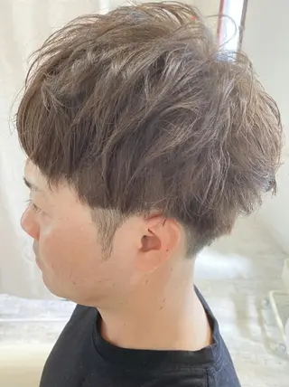 カラー 酸性ストレート/ブリ ーチなしWカラー河本のヘアスタイル