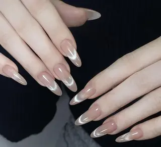 ネイル ロングネイル長さ出し 専門Spade Qのネイルデザイン