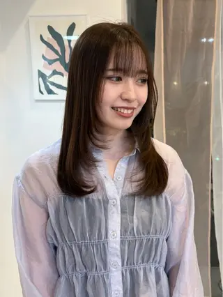 ロング カラー 【YARD.】 渡邊 こころのヘアスタイル