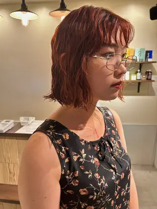 パーマ RAMIPASS ladies&gentlemen所属・透明感カラー/ミヤタ ヒビキのヘアスタイル