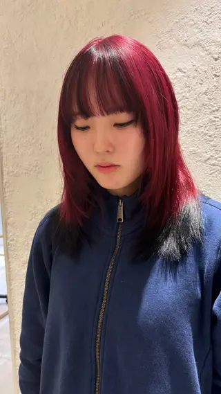 ミディアム 💫扱いやすい ／レイヤー/小林陸のヘアスタイル