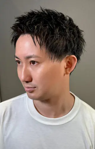 ショート メンズ 村井隆仁/上品/ 海外風/栄/矢場町のヘアスタイル