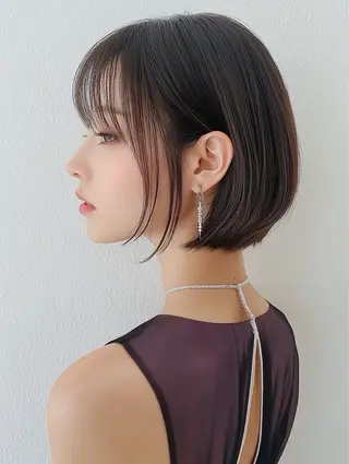 ショート カラー Misora/ボブ/ レイヤー/艶カラーのヘアスタイル