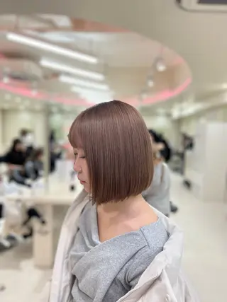 カラー ベージュ・ラベンダー カラー🎀りりのヘアスタイル
