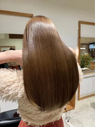 ロング カラー misa🫧ナチュラ ル縮毛矯正/髪質改善のヘアスタイル