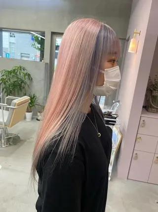 ロング カラー 前橋 姫奈のヘアスタイル