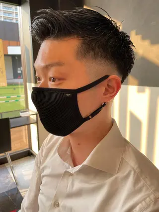 ショート メンズ メンズヘア特化 崎田 成人のヘアスタイル