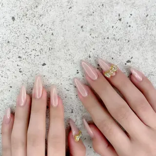 ロング カラー パーマ ヘアアレンジ メンズ キッズ ネイル マツエク・マツパ アイブロウ Salon Kのネイルデザイン