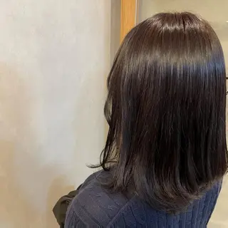 ミディアム カラー 🍮中山詩乃🍮顔 まわりデザイン◎のヘアスタイル