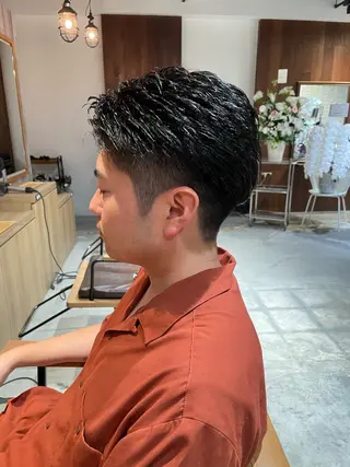 ショート メンズ 顔周りだけで垢抜ける レイヤー/小池 祐のヘアスタイル