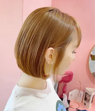 ショート カラー プル艶職人/ にしものヘアスタイル