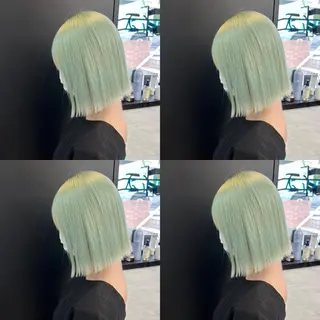 ショート カラー ✨縮毛矯正✖︎顔周り レイヤー✨ナカムラのヘアスタイル