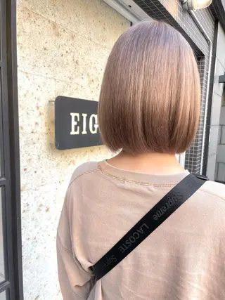 ミディアム カラー ハイライトが 得意なニキです😊のヘアスタイル