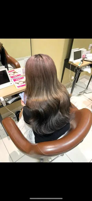 ロング ヘアアレンジ 透明感ダブルカラー/ レイヤー💕miyuのヘアスタイル