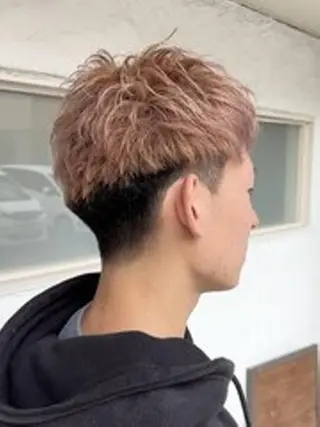 ミディアム 正分 真美のヘアスタイル