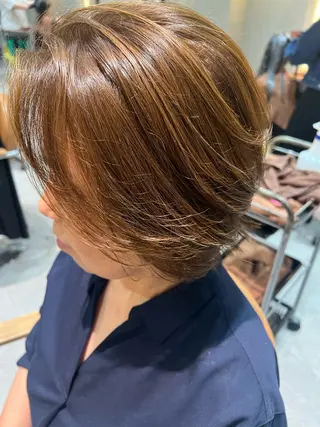 ショート 安岡 稜太のヘアスタイル