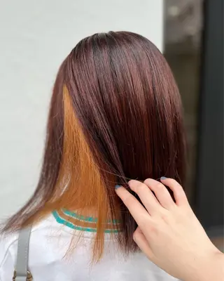 カラー 艶髪🥣透明感カラー 🫧前田奈津実のヘアスタイル