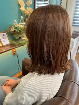 ミディアム カット特化美容師 齋藤桐のヘアスタイル