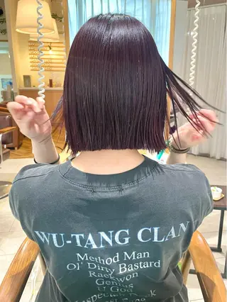 ショート カラー くがれいじ 梅田/ショート/ボブのヘアスタイル
