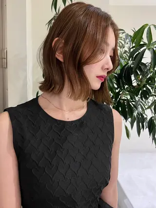 ショート 小顔ボブ jilblanカホのヘアスタイル