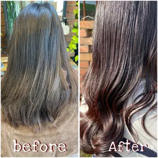 ロング カラー auRa  【大宮】 上形 龍也のヘアスタイル