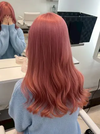 セミロング カラー 🫧モデル募集🫧 海保 純菜のヘアスタイル