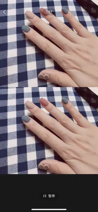 ミディアム ネイル Moonstone Salonのネイルデザイン