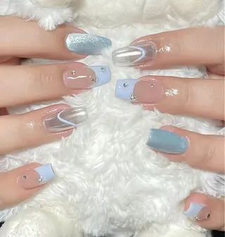 カラー mumu's ネイルサロン渋谷店のネイルデザイン