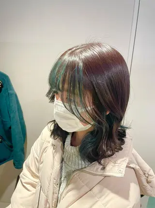 ロング カラー *モデル募集🤍横浜 透明感カラー🫧のヘアスタイル