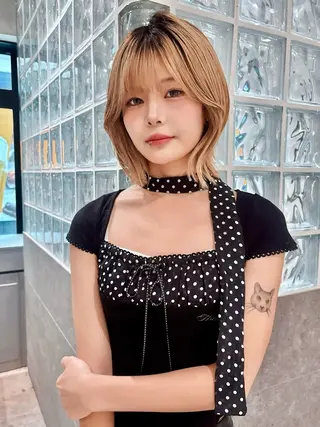 ショート カラー 美髪縮毛矯正/ 髪質改善/AYARIのヘアスタイル