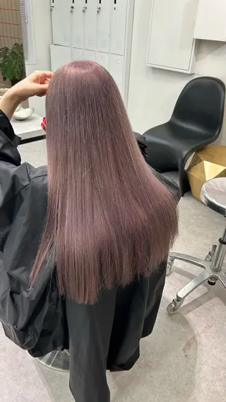 ロング カラー 💍モテる艶髪 透明感カラー💖のヘアスタイル