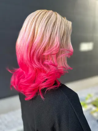ミディアム カラー K Harukaのヘアスタイル